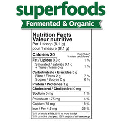 Prairie Naturals FERMENTED ORGANIC SUPERFOODS, 150g