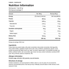 Protein World X-GEAR PROTEIN BARS, 6 Bars/Box
