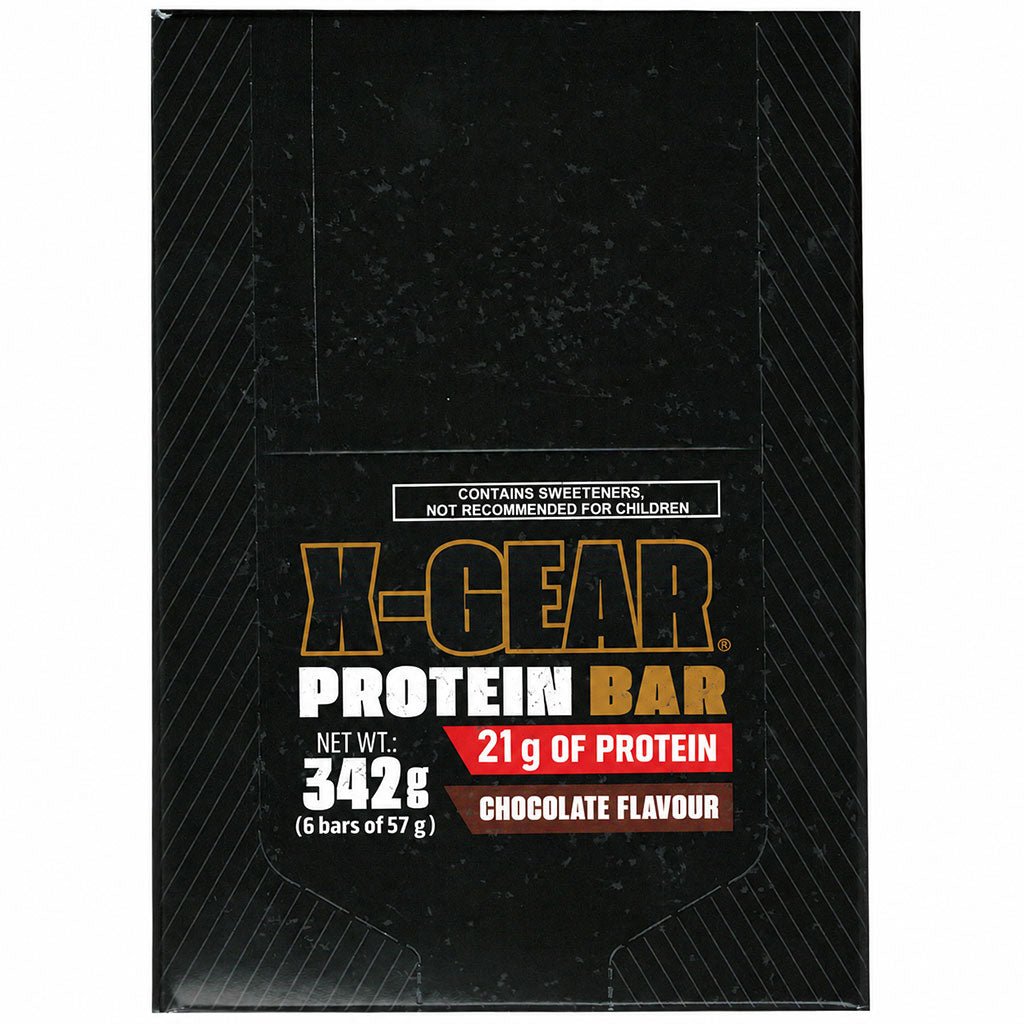 Protein World X-GEAR PROTEIN BARS, 6 Bars/Box