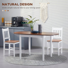 Solid Wood Kitchen Table, Drop Leaf Tables for Small Spaces, Folding Dining Table, Black