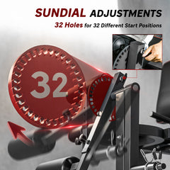 Leg Extension Machine Adjustable Leg Extension and Curl Machine with Plate Loaded for Leg Extension