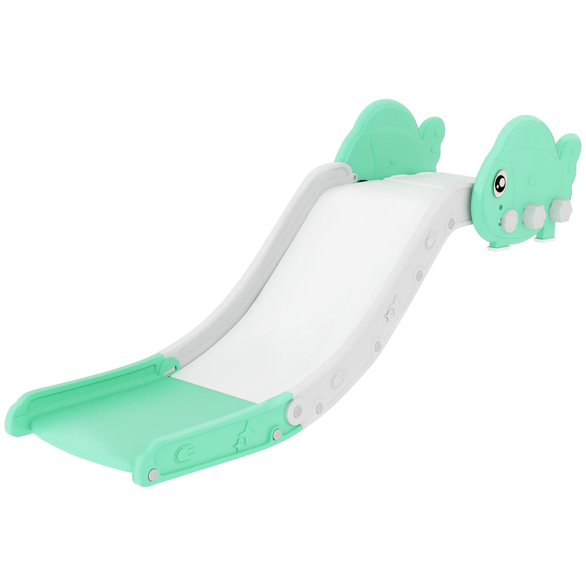 Toddler Couch Slide for Bed, Sofa, Stairs, Easy Assemble & Storage, for 18-48 Months, Green