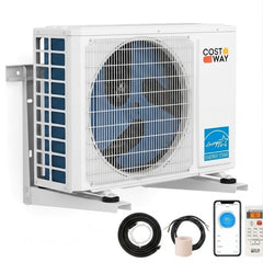 ENERGY STAR Certified 12000 BTU 24 SEER2 208-230V Mini Split Heat Pump with Bracket Heating at -25℃