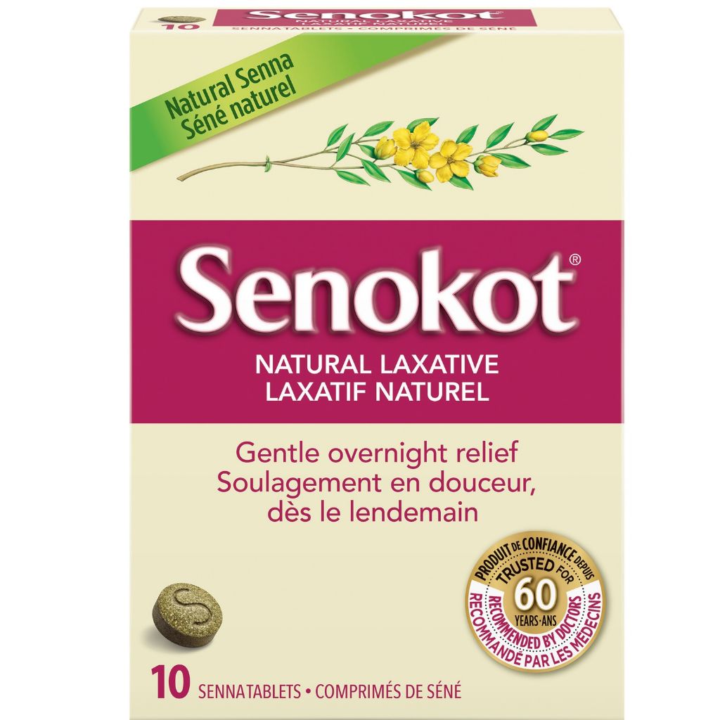 Senokot NATURAL LAXATIVE, 10 Tablets