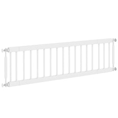 26"-37" Dog Gate, Adjustable Pet Gate, Fits 10" Tall with 2 Extension, Pressure Mount Kit for Stairs and Doorways, Black