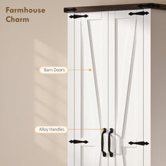71" Pantry Cabinet, Kitchen Storage Cabinet with Adjustable Shelves, 2 Doors and Drawer for Dining Room, Black