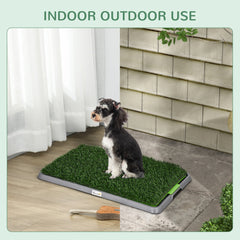 Artificial Grass Pee Pad for Dogs Potty Training, 26" x 16", 2 Packs, Green