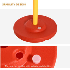 3PCs Portable Pet Agility Training Obstacle Set for Dogs w/ Adjustable Weave Pole, Jumping Ring, Adjustable High Jump