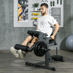 Leg Extension Machine Adjustable Leg Extension and Curl Machine with Plate Loaded for Leg Extension