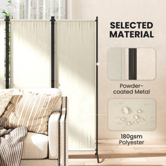 Folding Room Divider, Privacy Screen for Home Office Bedroom, 5.6FT Tall, Dark Grey