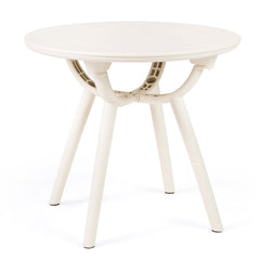 Weather-Resistant Circular Small End Table for Poolside and Balcony-1 Piece