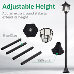 Solar Torch Lights Outdoor Garden Lighting 6 LED Water-Resist Auto On/Off 6 Hours