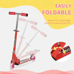 Snow Scooter, 2 in 1 Design Adjustable Height Scooter Snow Sled for Kids Aged Over 7 Years Old, Foldable Kids Sled Ski Scooter with Wheels Blades, Green