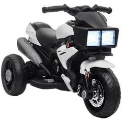 Kids Electric Pedal Motorcycle Ride-On Toy 6V Battery Powered w/ Music Horn Headlights Motorbike for Girls Boy Blue