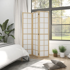 3 Panel Room Divider, 5.6 ft Folding Wall Divider Room Partition for Home Office, Bedroom, Black
