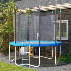 14ft Trampoline Replacement Pad Trampolining Replacement Jump Bounce Exercise GYM Pad Only Light Blue