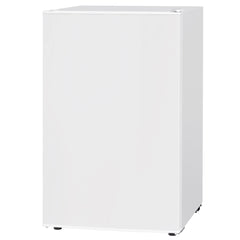 4.5 Cu Ft Mini Fridge with Freezer, Wheels, Single Door Refrigerator, Adjustable Thermostat, Reversible Door, Black