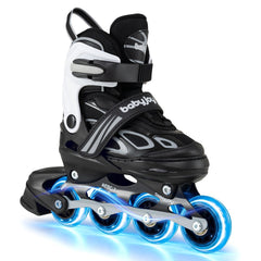 Adjustable Kids' Incline Skates for Boys Girls Ages 5-14-Purple