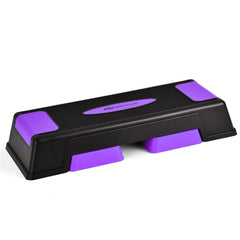 Aerobic Exercise Stepper Trainer with Adjustable Height 5 inches-7 inches-9 inches-Purple