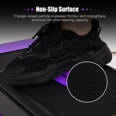 Aerobic Exercise Stepper Trainer with Adjustable Height 5 inches-7 inches-9 inches-Purple