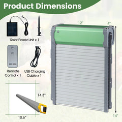 Automatic Chicken Coop Door with Remote Control and Light Sensor Timer