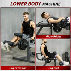 Leg Extension Machine Adjustable Leg Extension and Curl Machine with Plate Loaded for Leg Extension