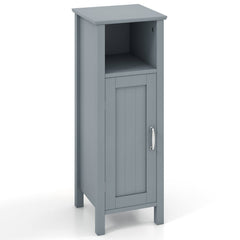 Bathroom Storage Organizer with 2-Tier Cabinet-Gray