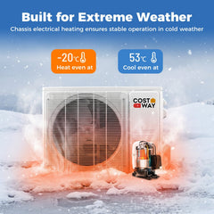 Blast Pro Series 24000 BTU 20 SEER2 208-230V Wifi Enabled Mini Split Air Conditioner and Heater