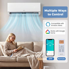 Blast Pro Series 24000 BTU 20 SEER2 208-230V Wifi Enabled Mini Split Air Conditioner and Heater