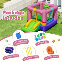 Bouncy Castle with Jumping Area and 520W Blower