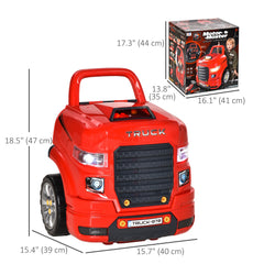 Smart Truck Engine Toy Set for Kids - Mini Car Service Station, Kids Tool Set Included, Suitable for 3-5 Years Old