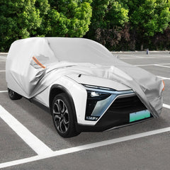 Car Cover for Automobiles 190 Inch Rain Sun UV Protection Universal Fit SUV Chevrolet Hyundai Kia Mazda