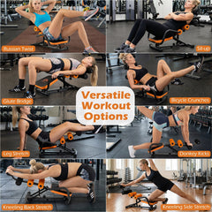 Core Fitness Abdominal Trainer Crunch Exercise Bench Machine