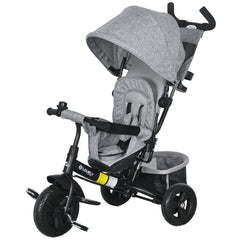 6 in 1 Tricycle for Toddler 1-5 Years with Parent-Push Handle, Dark Blue