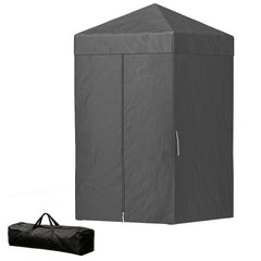 4 x 4 ft Compact Pop Up Canopy Tent, UPF 50+ Changing Room, Portable Instant Privacy Canopy with Mesh Window, Black