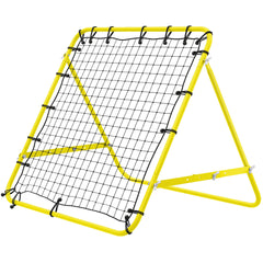 Volleyball Rebounder Net Football Training Aid Kickback Target Play Red