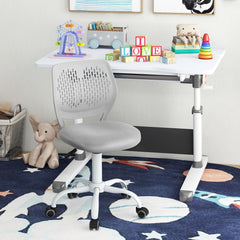 Ergonomic Children Study Chair with Adjustable Height-Gray