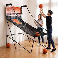 Foldable Basketball Arcade Game with 8 Exciting Playing Modes [Best Seller in the US]