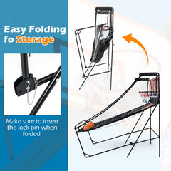 Foldable Basketball Arcade Game with 8 Exciting Playing Modes [Best Seller in the US]