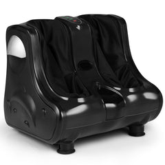 Foot and Calf Massager with Heat Vibration Deep Kneading and Shiatsu-Black