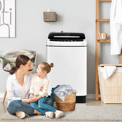 Full-Automatic Washing Machine 1.5 Cubic Feet 11 LBS Washer-White