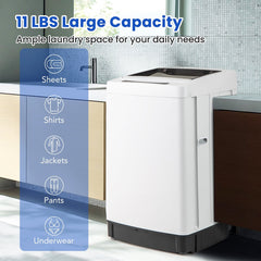 Full-Automatic Washing Machine Washer and Spin Combo-White
