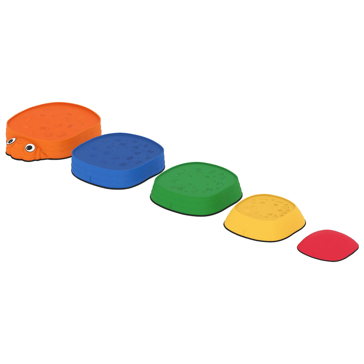 Ladybug Balance Stepping Stones for Promoting Balance Coordination and Strength, Outdoor & Indoor Obstacle Course