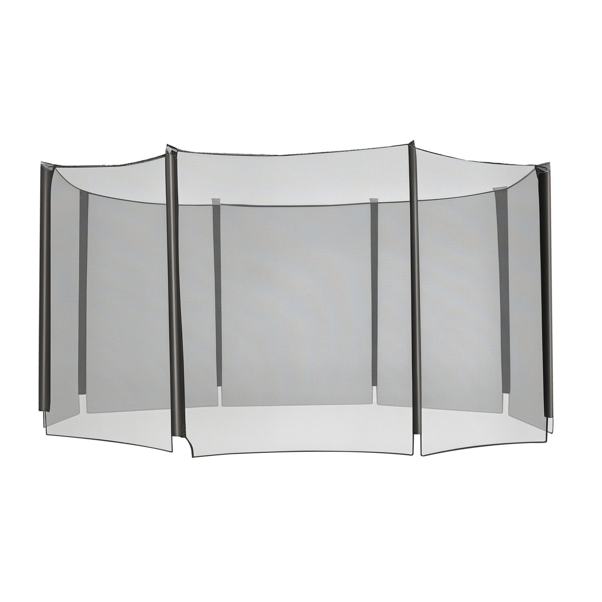 14' Round Trampoline Enclosure Safety Net Fence Replacement Trampolining Bounce Part No Poles Included