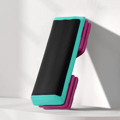 3.9"/5.9"/7.9" Aerobic Stepper Exercise with Non-Slip Top for Home, Office, Indoor, Outdoor, Multicolour