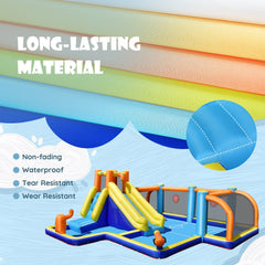 Giant Soccer Themed Inflatable Water Park with 180 in Field and 735W Blower