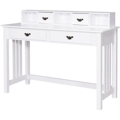 Home Office Writing Mission Computer Desk with 4-Drawer