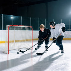 Hockey Net, Easy Set Up Hockey Goal with Steel Frame, PE Mesh, Outdoor Hockey Training Equipment for Garden, Backyard