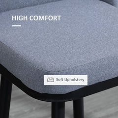Extra Tall Bar Stools Set of 2, Modern 360° Swivel Barstools, Dining Room Chairs with Steel Legs Footrest, Charcoal Grey