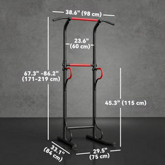 Power Tower, Pull Up Bar, Dip Station for Home Office Gym Multi-Function Workout Equipment